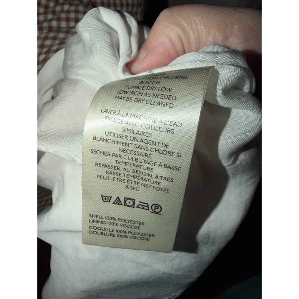 NEW $178 Anthropologie Maeve Midi Dress Brown Halter Bow Front‎ Gingham Size XL - Picture 8 of 9